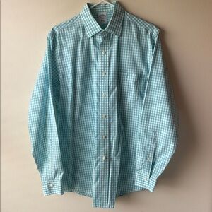 BROOKS BROTHERS Slim Fit Non-Iron All Cotton Dress Casual Shirt